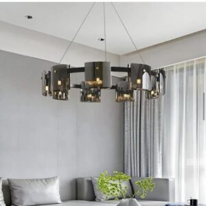 Glass Glow Chandelier