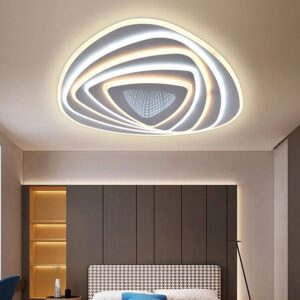 Flush LED chandelier