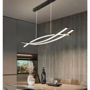 Modern Wave LED Pendant