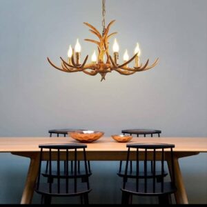 Rustic Antler Chandelier