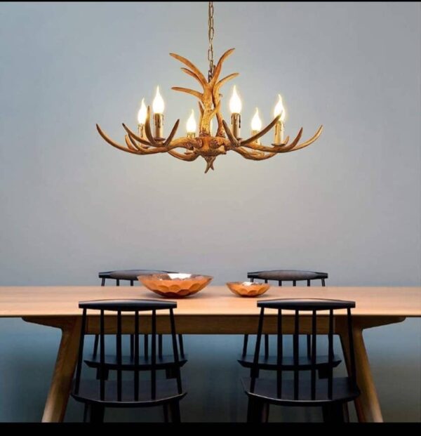 Rustic Antler Chandelier