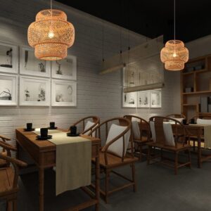 Bali Woven Rattan Pendant Light
