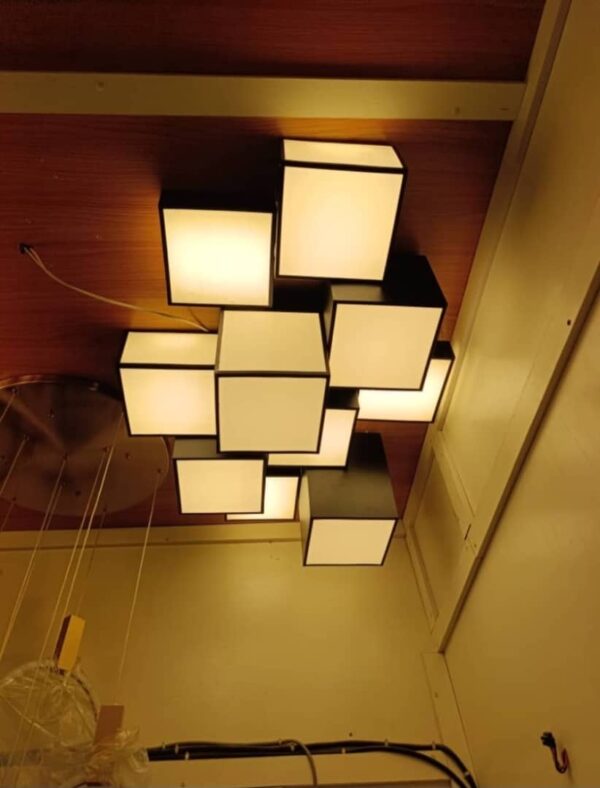 Cubic Cluster Ceiling Light