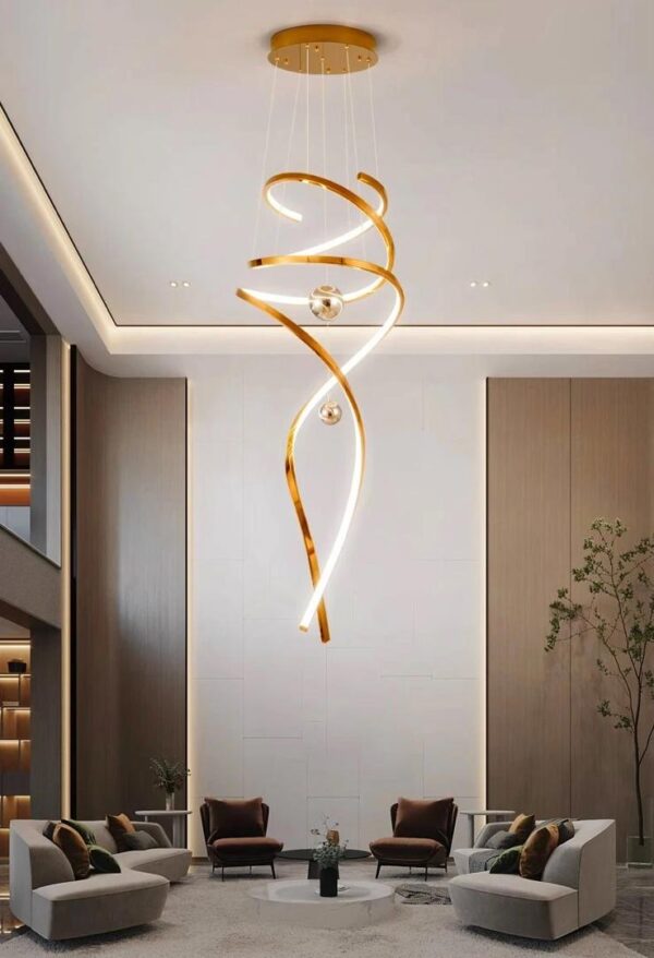 Luxury Spiral LED Chandelier