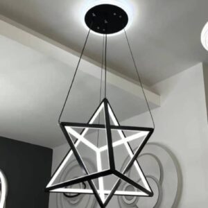Modern Geometric Star Pendant Light