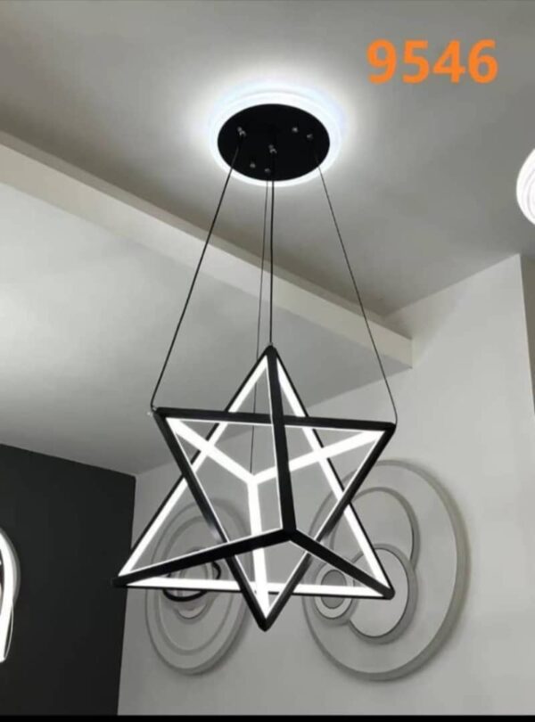 Modern Geometric Star Pendant Light