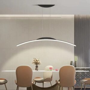 Minimalist Curve LED Pendant Light