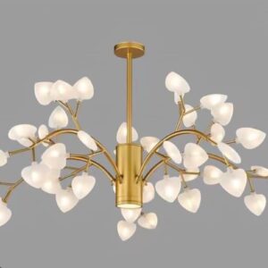 Gilded Blossom Chandelier