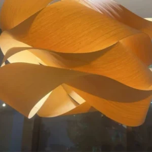 Wood Wave Lamp