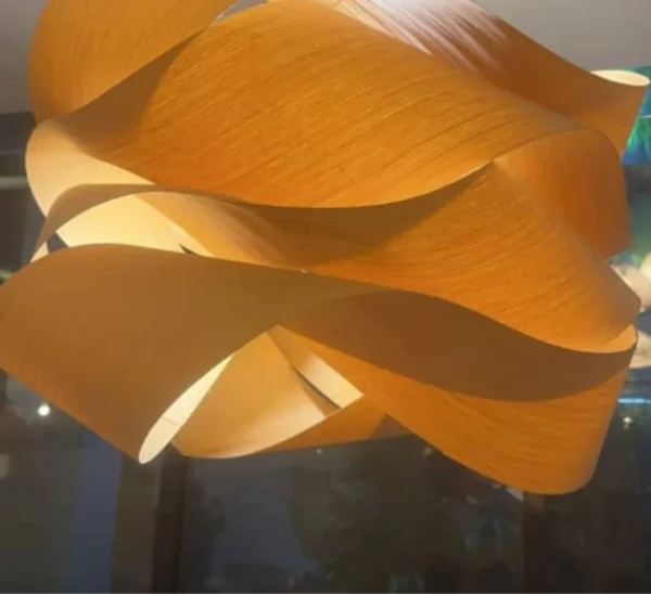 Wood Wave Lamp