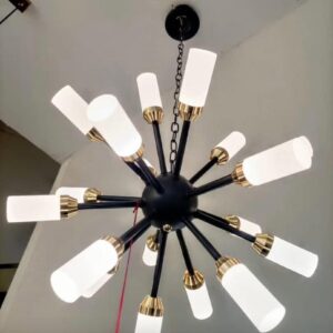 Modern Orb Cluster Chandelier