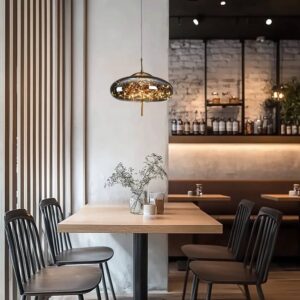Smoky Glass Pendant Light