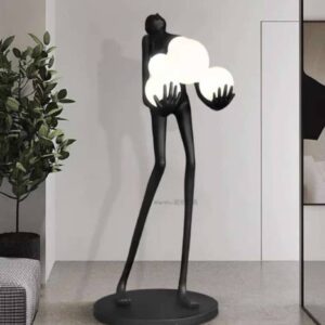 Human Form Cloud Floor Lamp