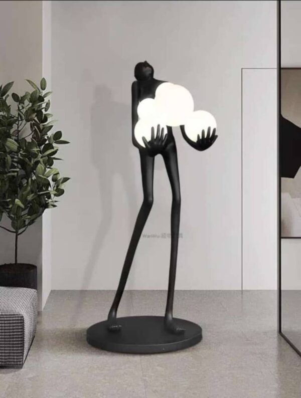 Human Form Cloud Floor Lamp