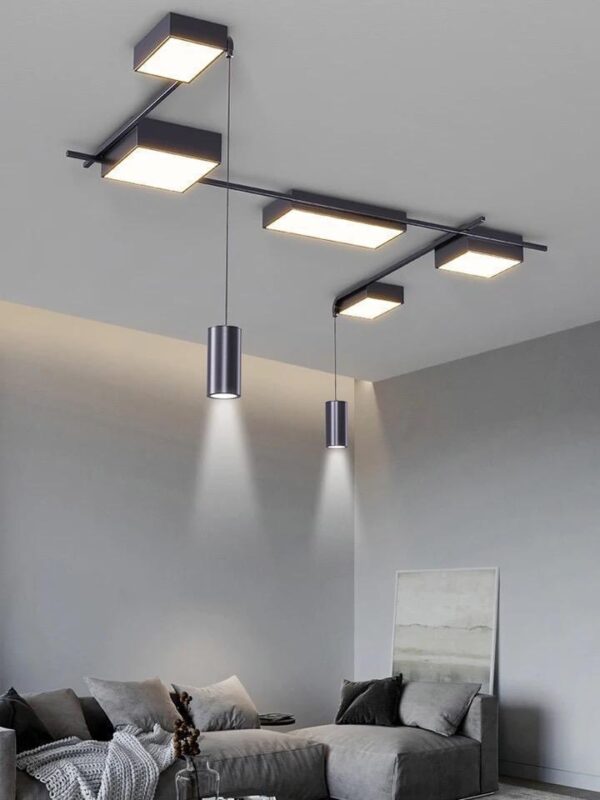 Modern Geometric Track Ceiling Light