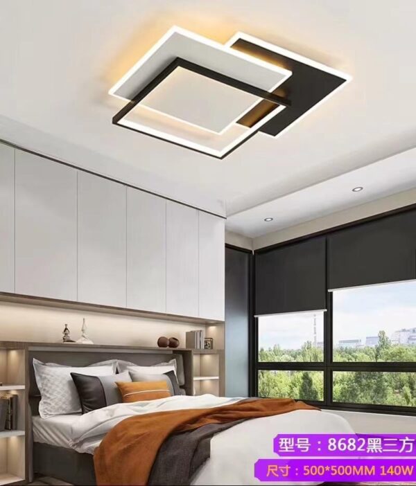 Modern Geometric LED Ceiling Light