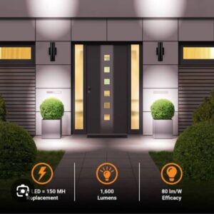 Modern Up-Down Outdoor Wall Sconces