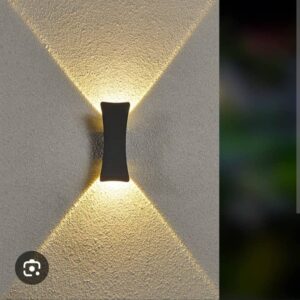 Modern Curved Up-Down Wall Sconce